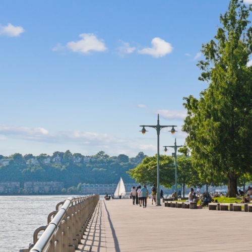 Rediscover your new outdoor routines view of local city area and body of water