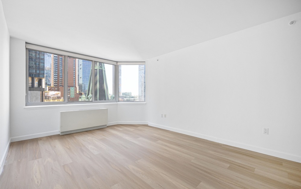 living area with open spaces