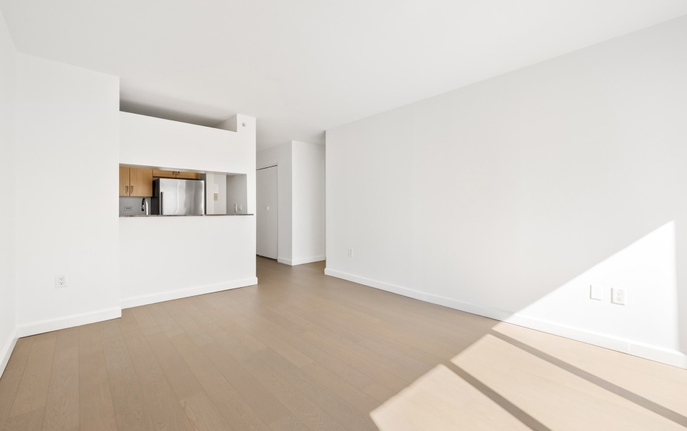 living area with open spaces