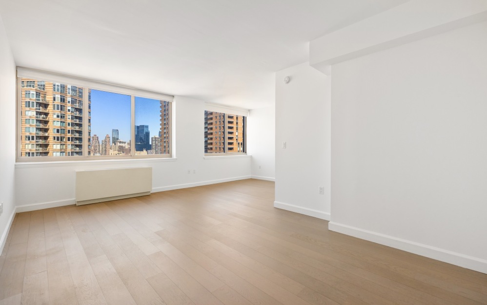 living area with open spaces