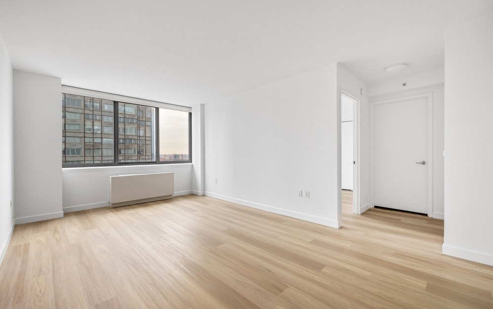 living area with open spaces