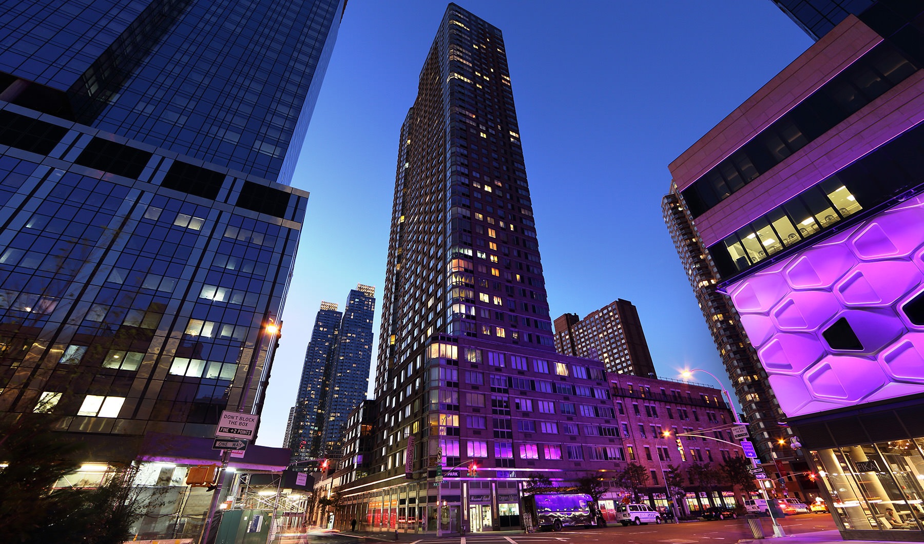 Love Where You Live tall building view from street level