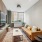 renovated lounge with new seating areas and tv